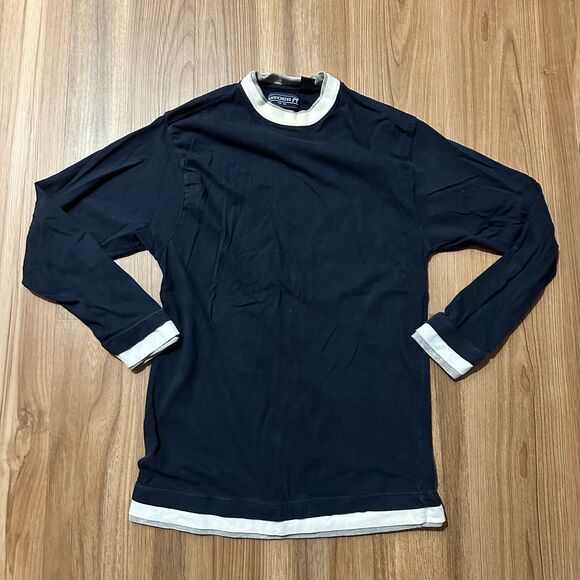 Vintage Y2K Under Long Sleeve Layered Cotton T-Shirt L Grunge Skater Work - Picture 1 of 5